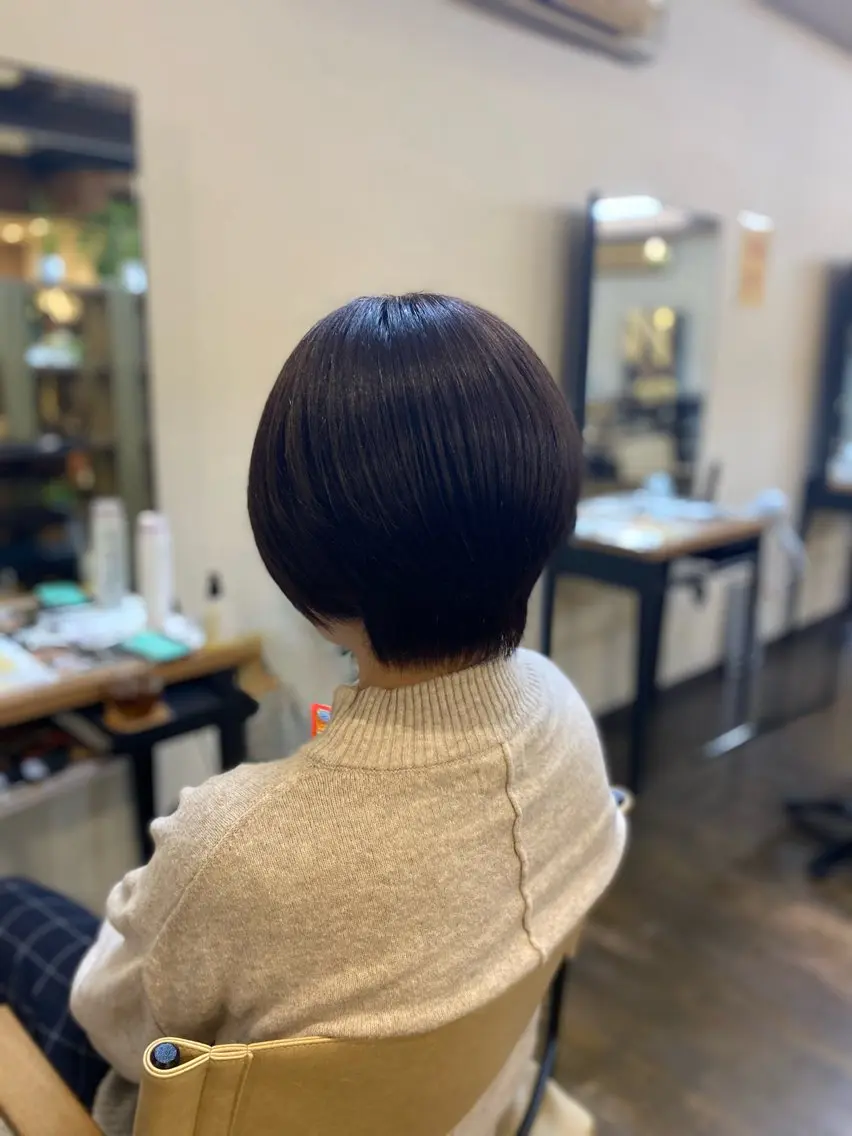 ショート ショートボブ ボブ ショートヘア 矢崎 智也のヘアスタイル