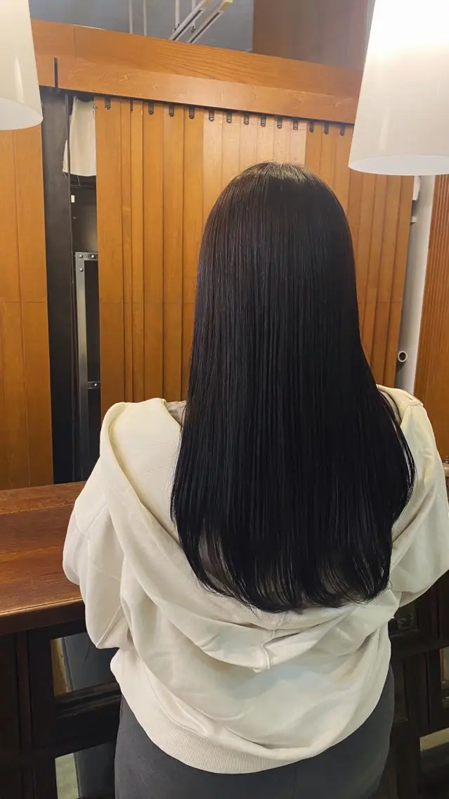 ロング カラー 透明感カラー トリートメント ブラウンカラー 🦔🪷なりたりみのヘアスタイル