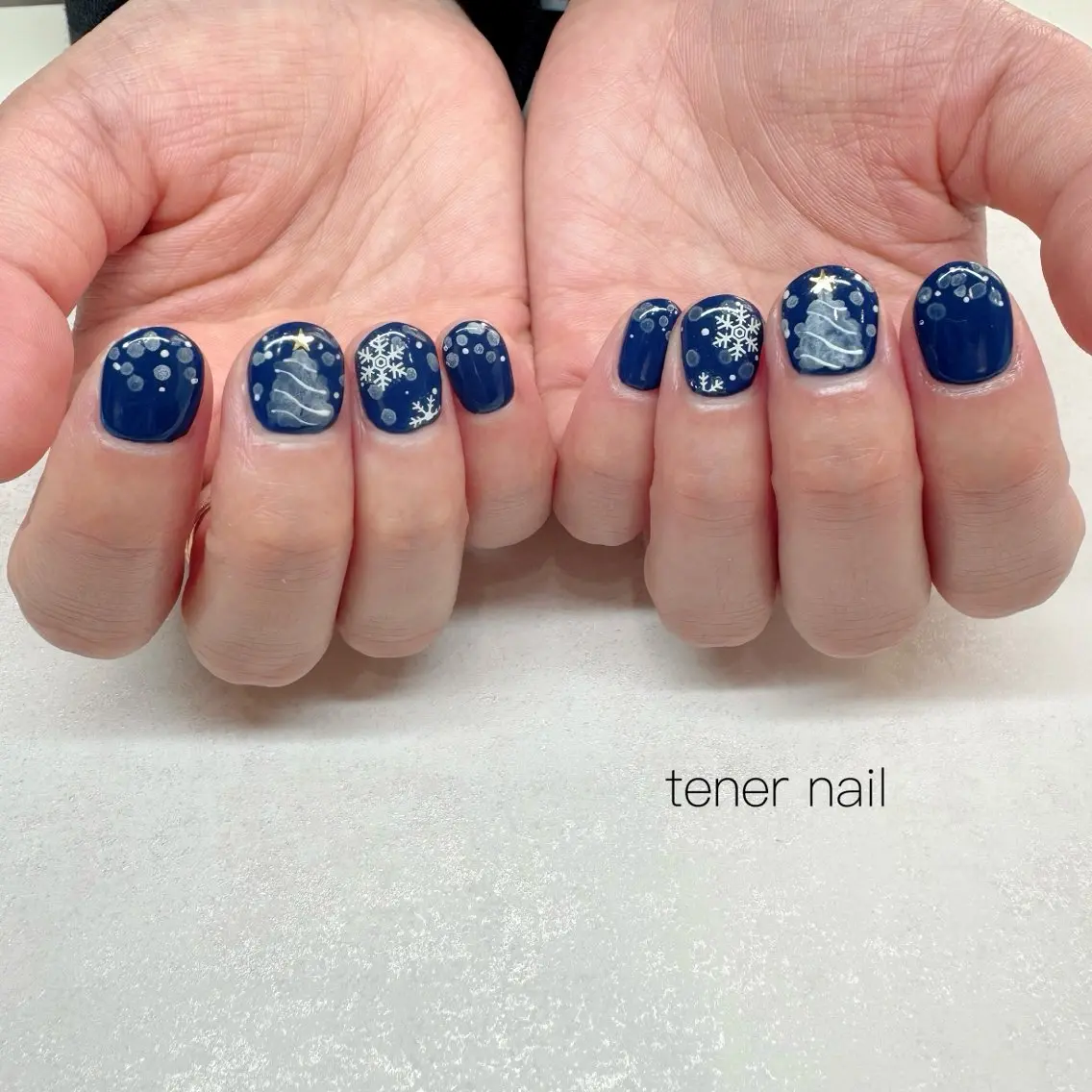 ネイル 冬ネイル クリスマス ハンドネイル テネルネイル tener nailのネイルデザイン