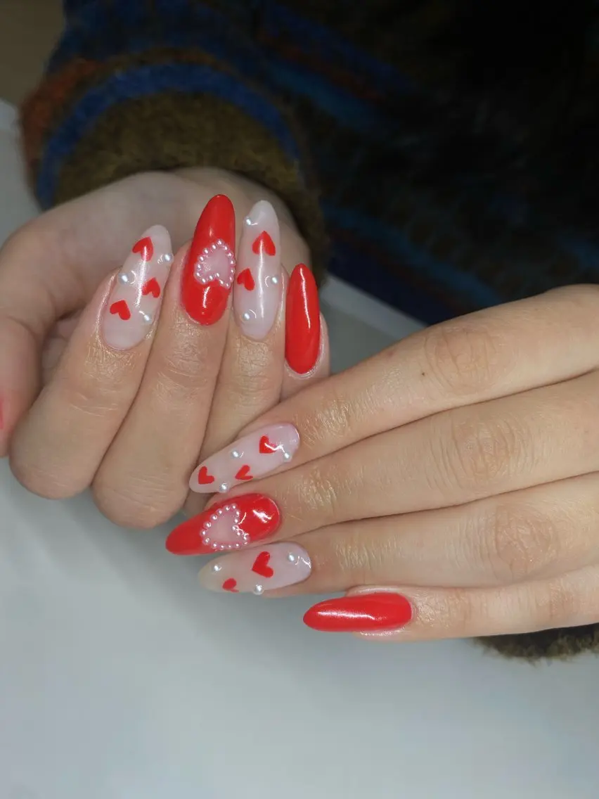ネイル バレンタイン 🦋N’s nails🦋のネイルデザイン