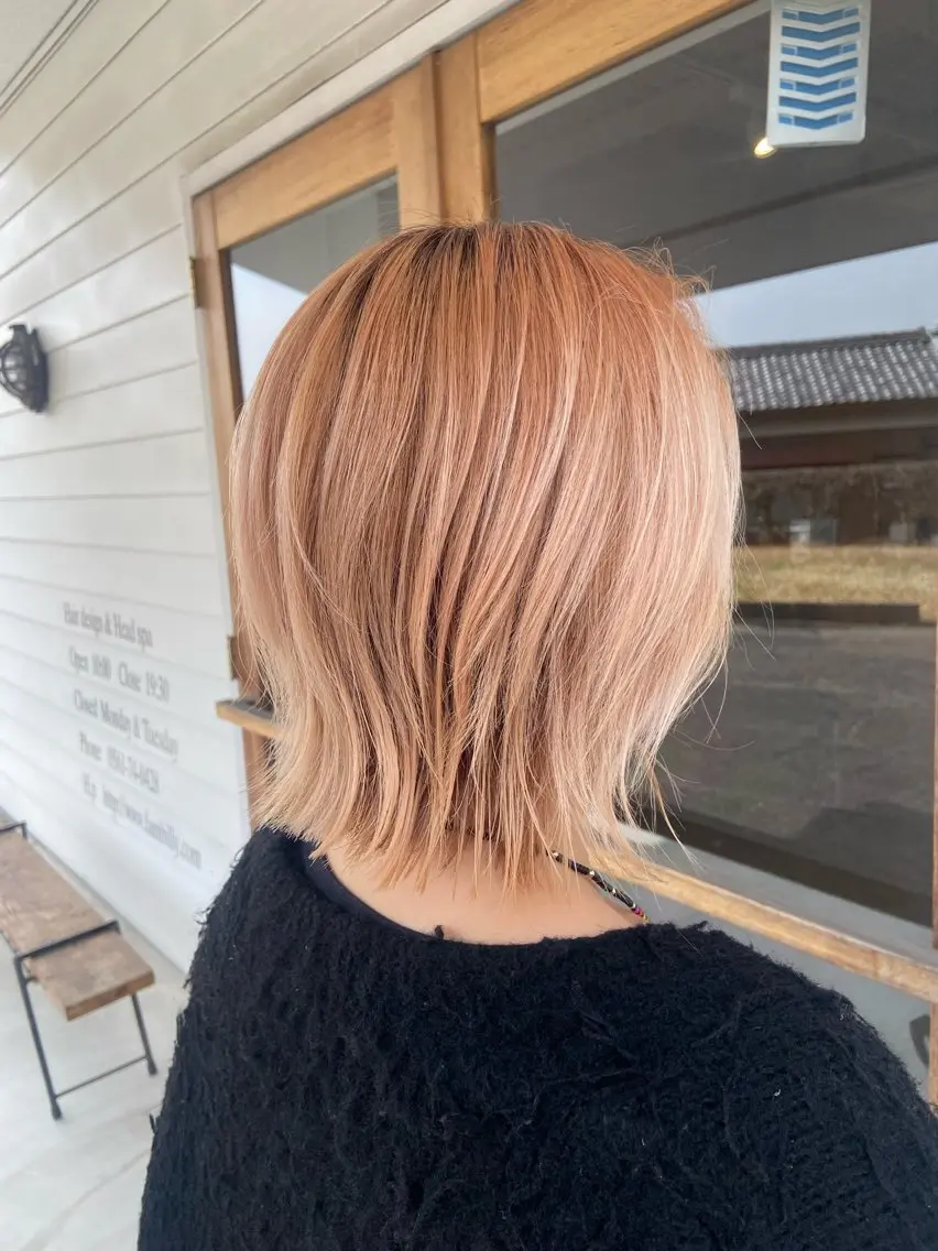 カラー 山城 大芽のヘアスタイル