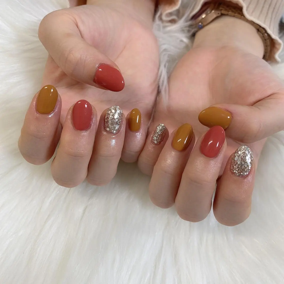 ネイル ハンドネイル 西岡 杏のネイルデザイン