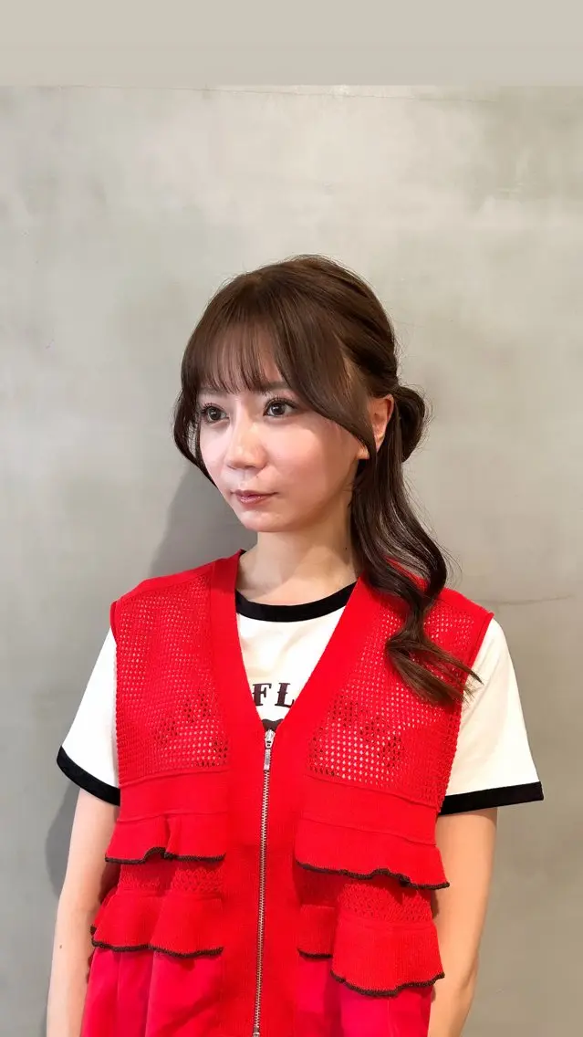 ロング ヘアアレンジ ヘアセット タナカ カナ🫧のヘアスタイル