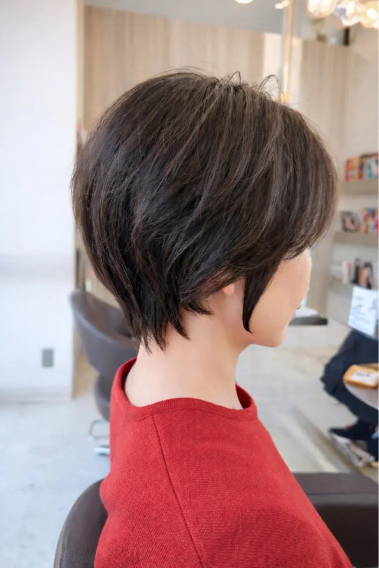 ショート カット ヘアカラー wil西宮レイヤー 西村徹のヘアスタイル