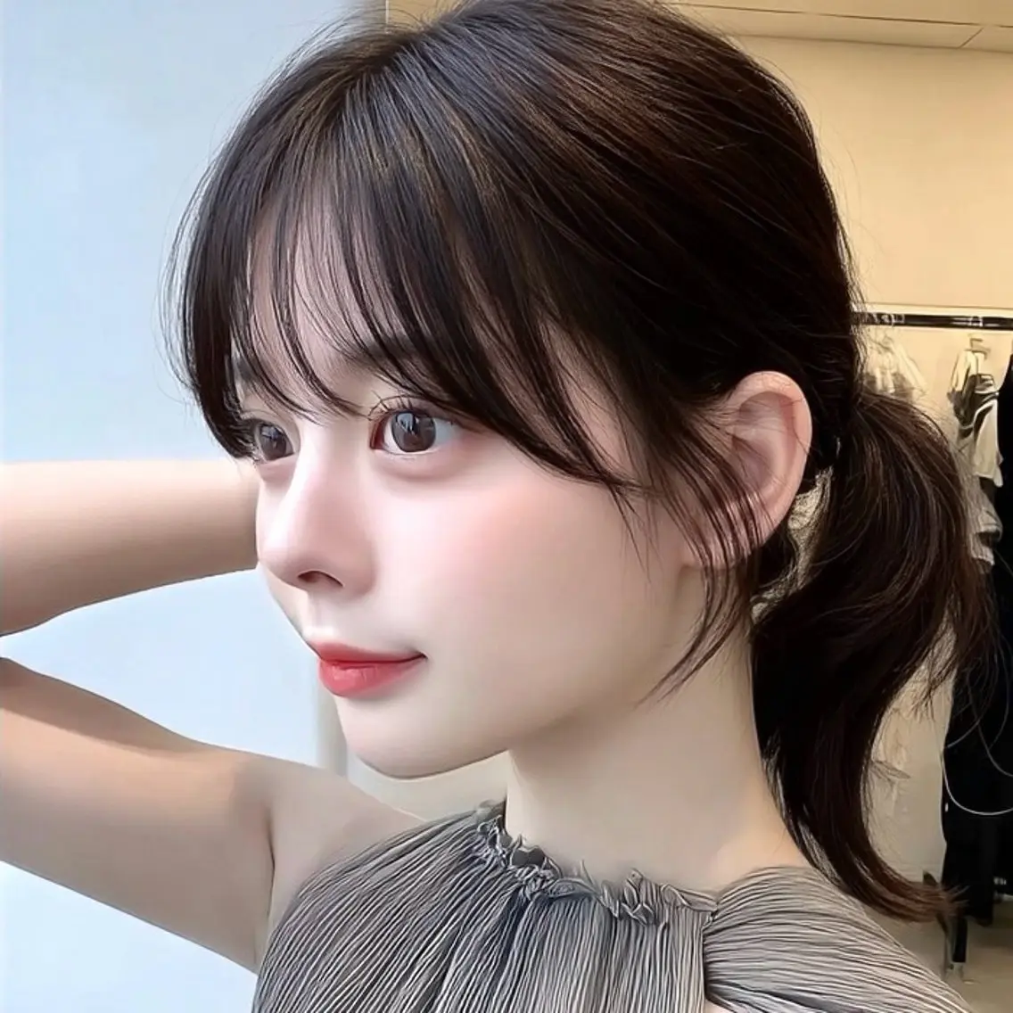 ロング カラー ブリーチ 透明感カラー ハイトーンカラー インナーカラー くびれヘア Mao/顔周り /透明感カラー🎀のヘアスタイル