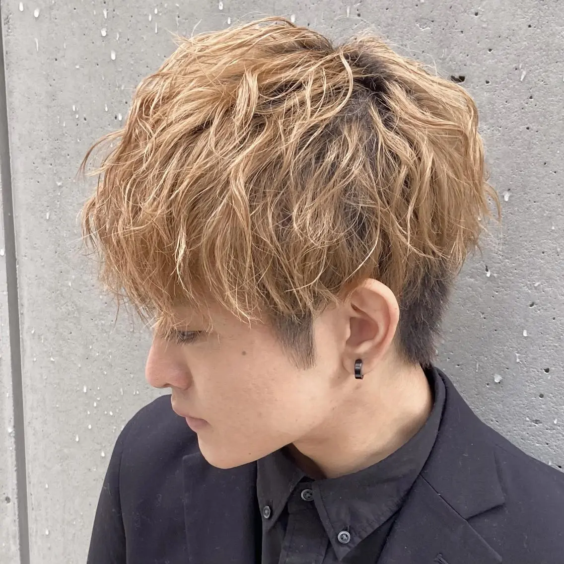パーマ メンズ メンズパーマ スパイラルパーマ メンズ縮毛矯正 ♠️店長下平隼人のヘアスタイル