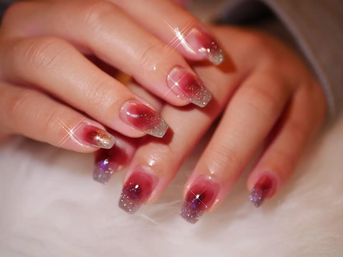 ネイル キラキラネイル マグネットネイル ワンホンネイル ufu.nail yuukiのネイルデザイン