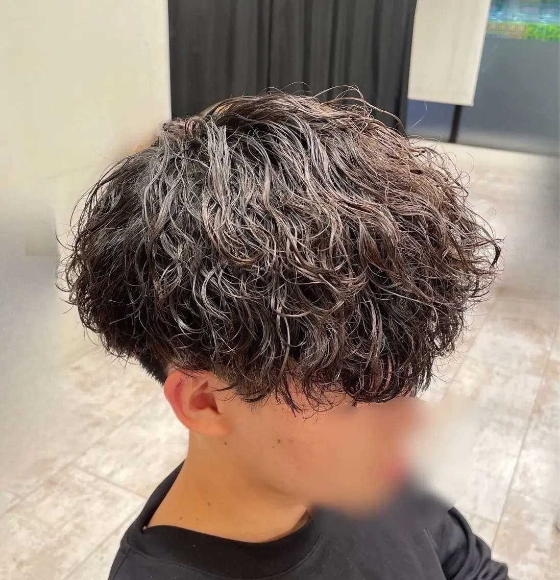 ショート パーマ メンズ メンズパーマ ツーブロック カット パーマ トリートメント ヘアセット 🌟30代~50代の お客様も大歓迎/竹井のヘアスタイル