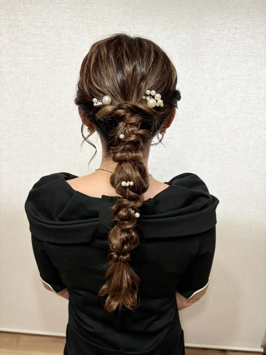 ヘアアレンジ ヘアセット hair salon【クラン】のヘアスタイル