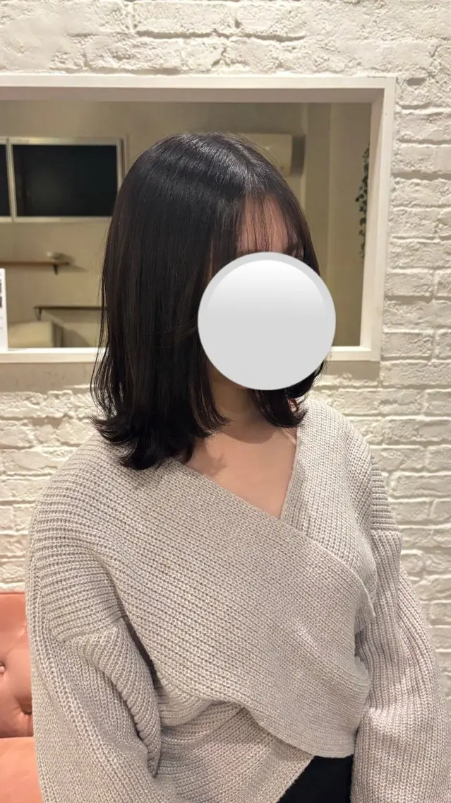 ミディアム くびれヘア RosierBleu 中山のヘアスタイル