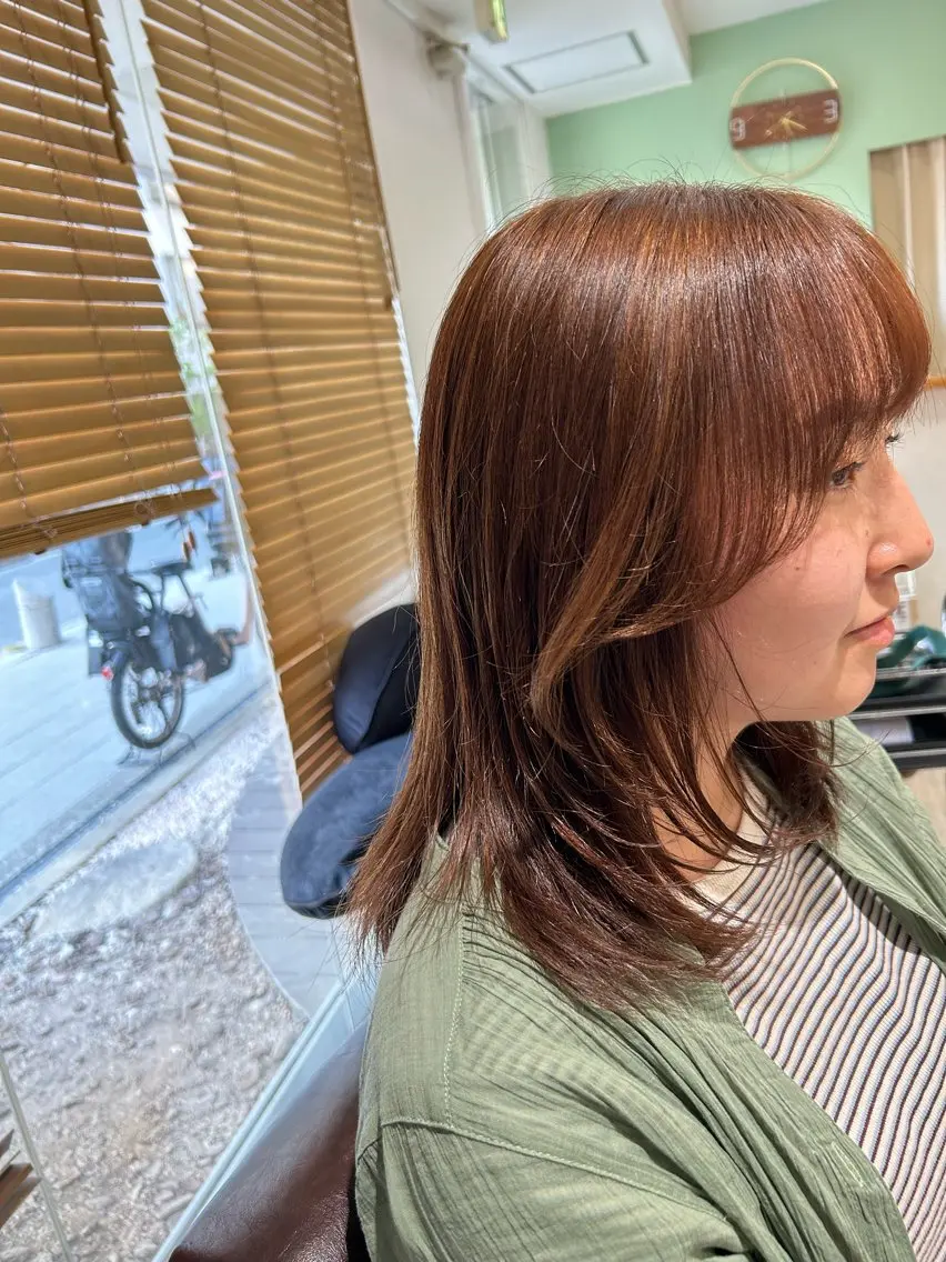 ミディアム 美髪✨艶髪✨髪質改善 カラー特化❣辻本悠心のヘアスタイル