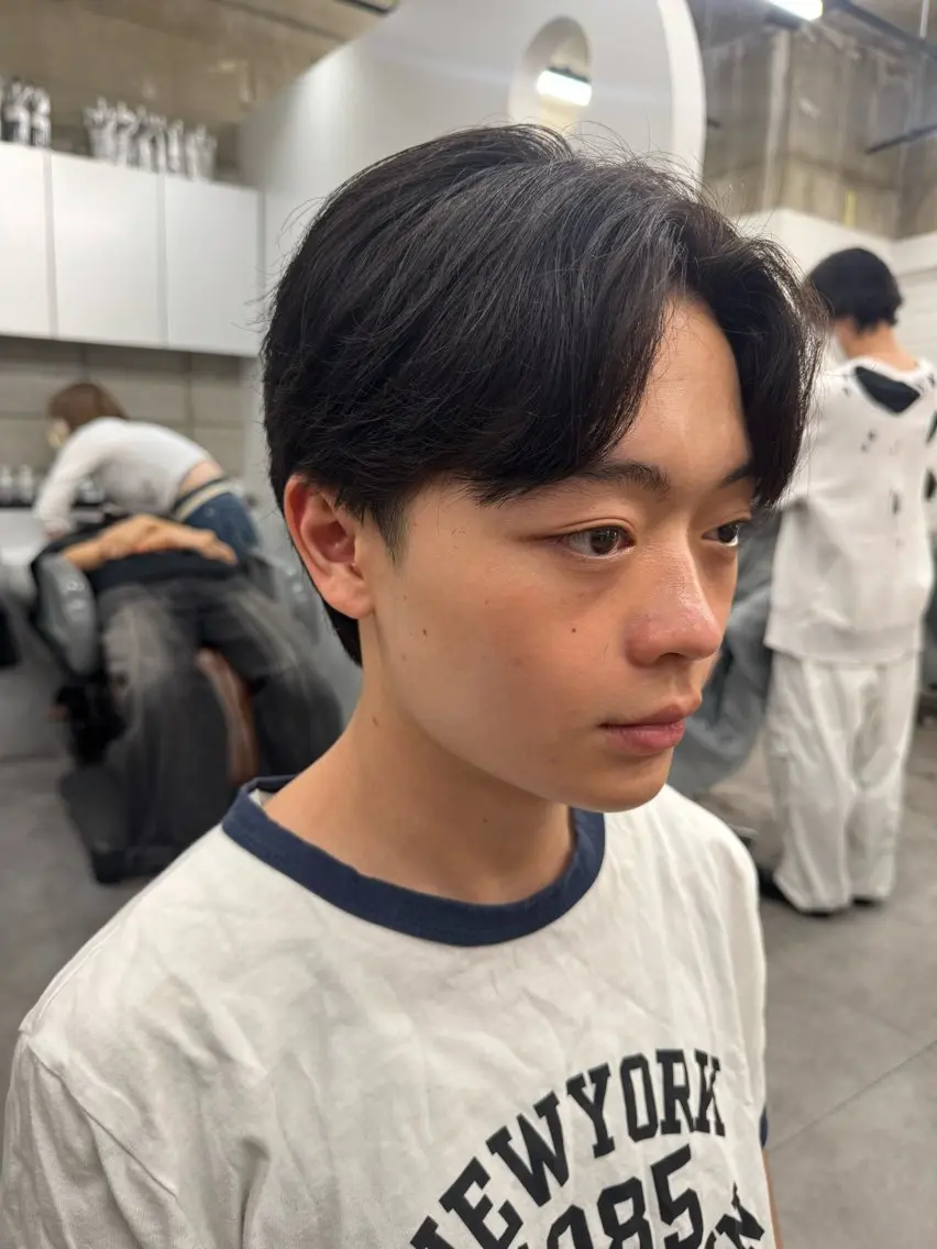 ストレートモデル「カットなし」の写真