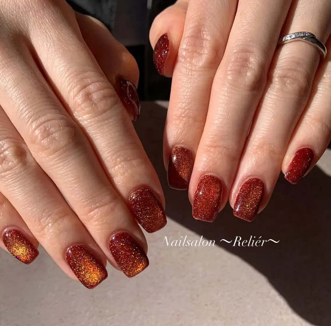 ネイル フラッシュネイル マグネットネイル ハンドネイル Nailsalon 〜Reliér〜のネイルデザイン