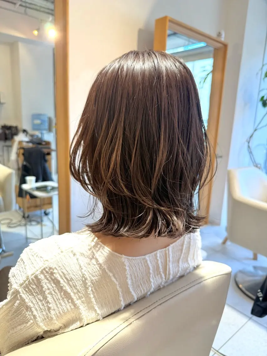 ショート カラー カット ヘアカラー トリートメント 安永 涼のヘアスタイル