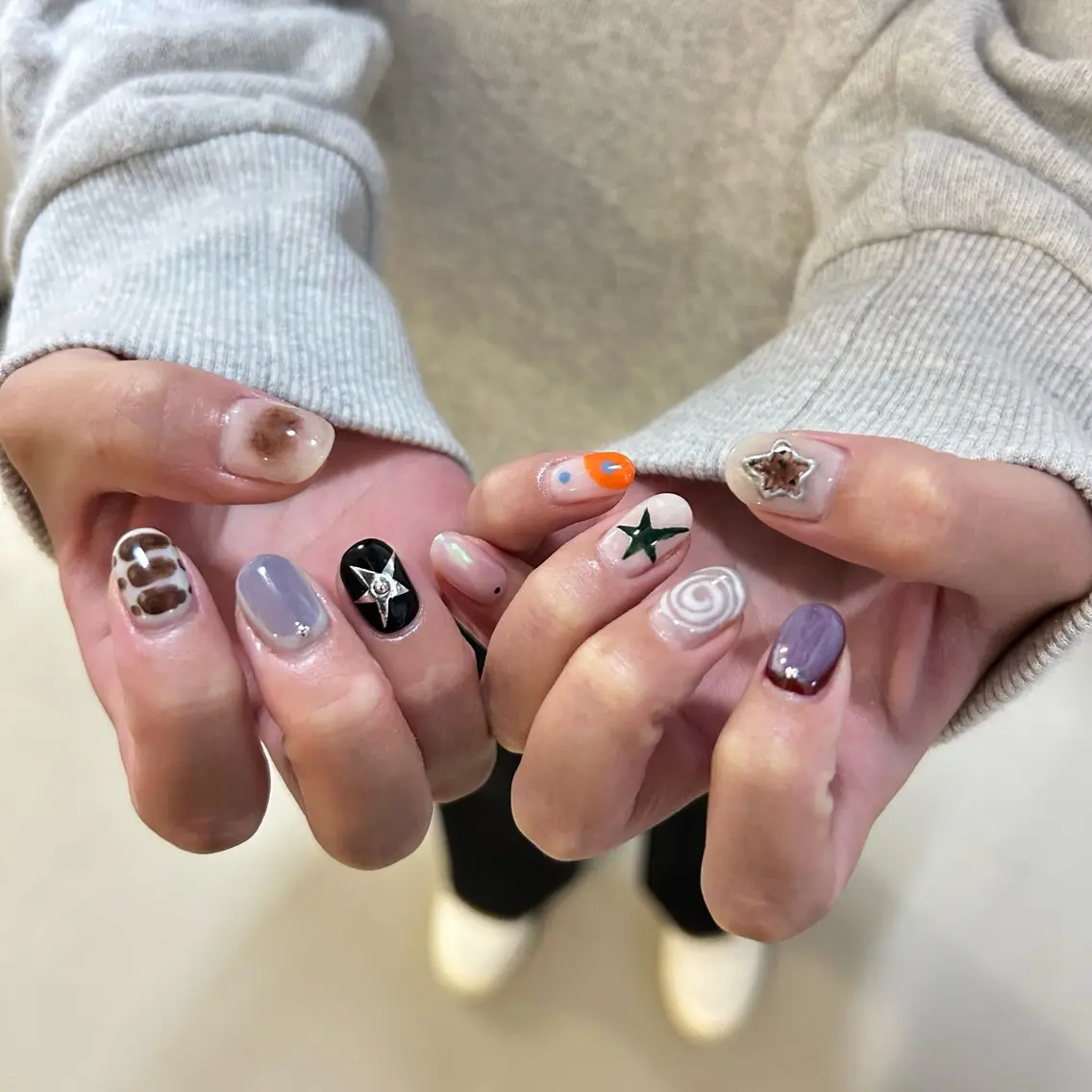 ネイル ハンドネイル 春日井Dahlia Beauty中川のネイルデザイン