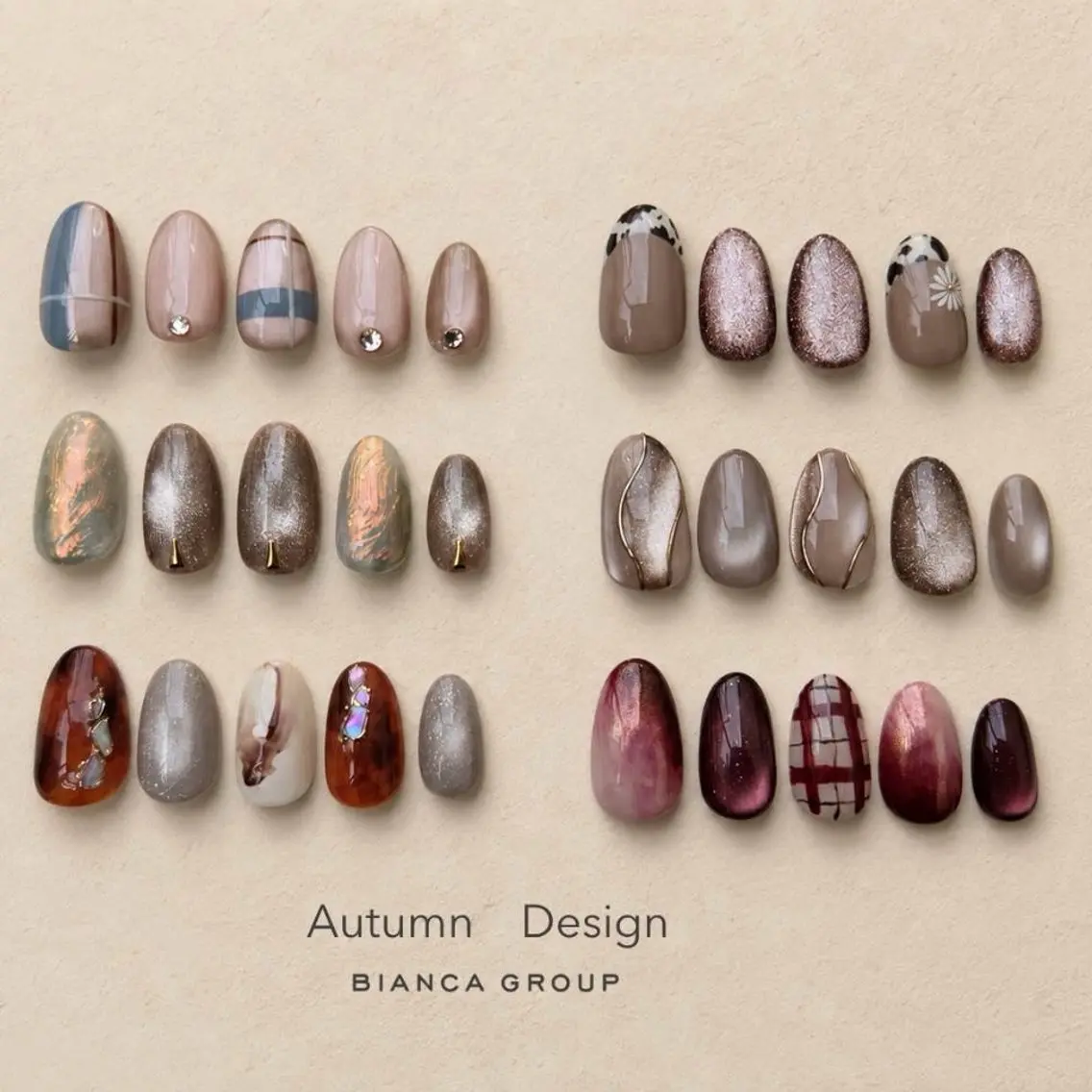 ‼️シルバーウィーク限定‼️ハンド💅秋🍁定額デザインコース⋆⭒˚。⋆パラジェル変更可✨《阿佐ヶ谷/高円寺/荻窪》の写真