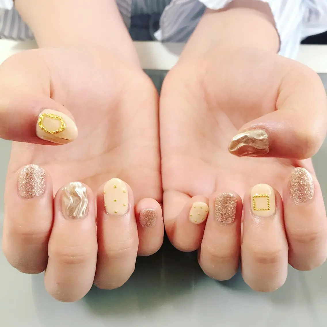 ネイル 持ち込み ハンドネイル Masuko Yasukaのネイルデザイン