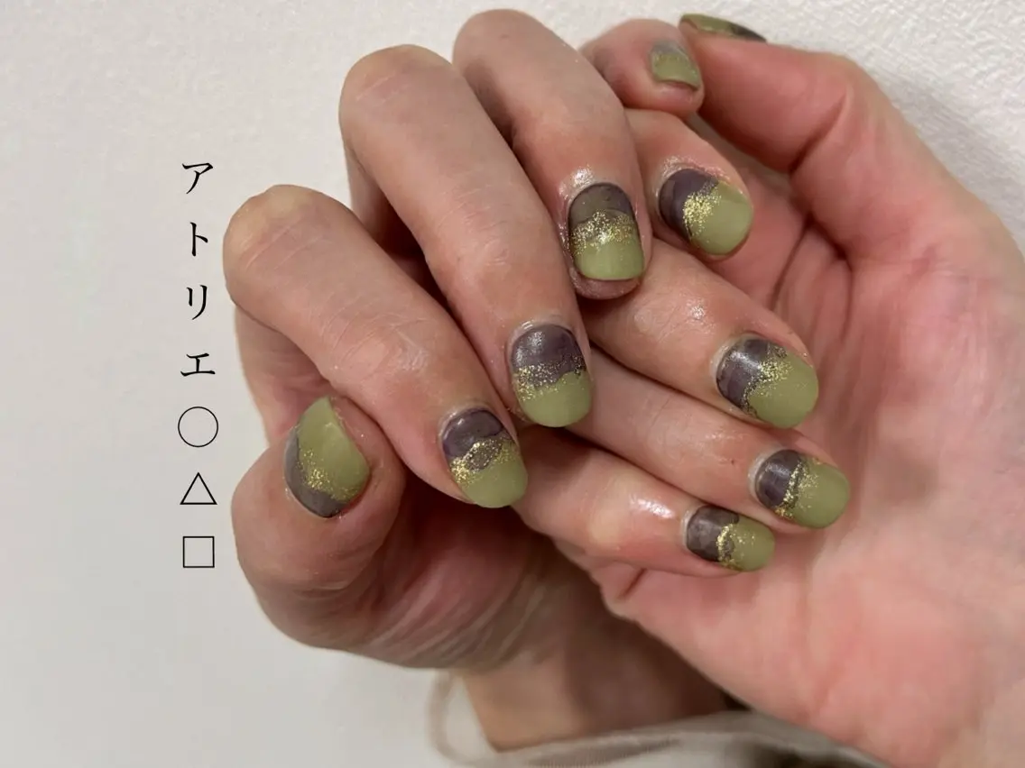 ネイル ハンドネイル アトリエ ○△□のネイルデザイン