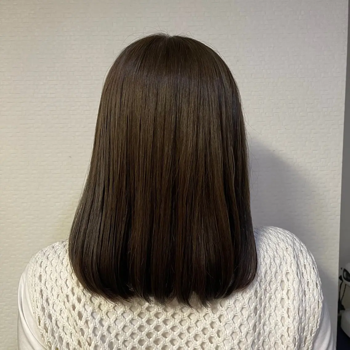 ミディアム カラー シノザキ キナのヘアスタイル