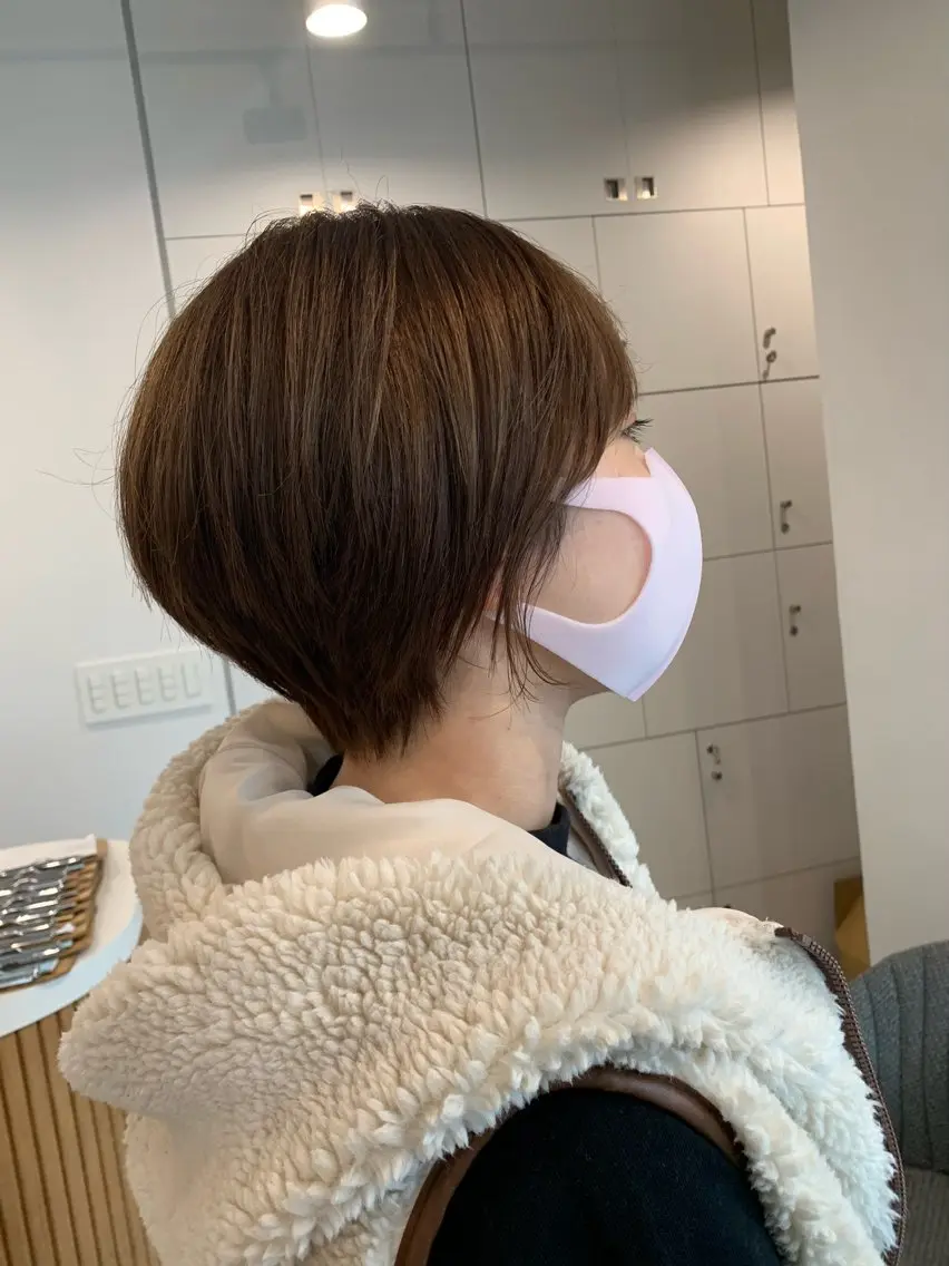 ショート ショートヘア カット 月200人を担当 💇‍♀️栗林のヘアスタイル