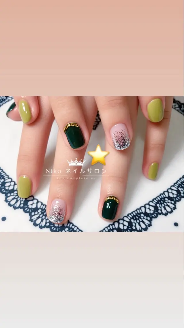ネイル チークネイル 長さ出し フットネイル フレンチネイル ジェルネイル ハンドネイル NIKO NAIL 柏のネイルデザイン