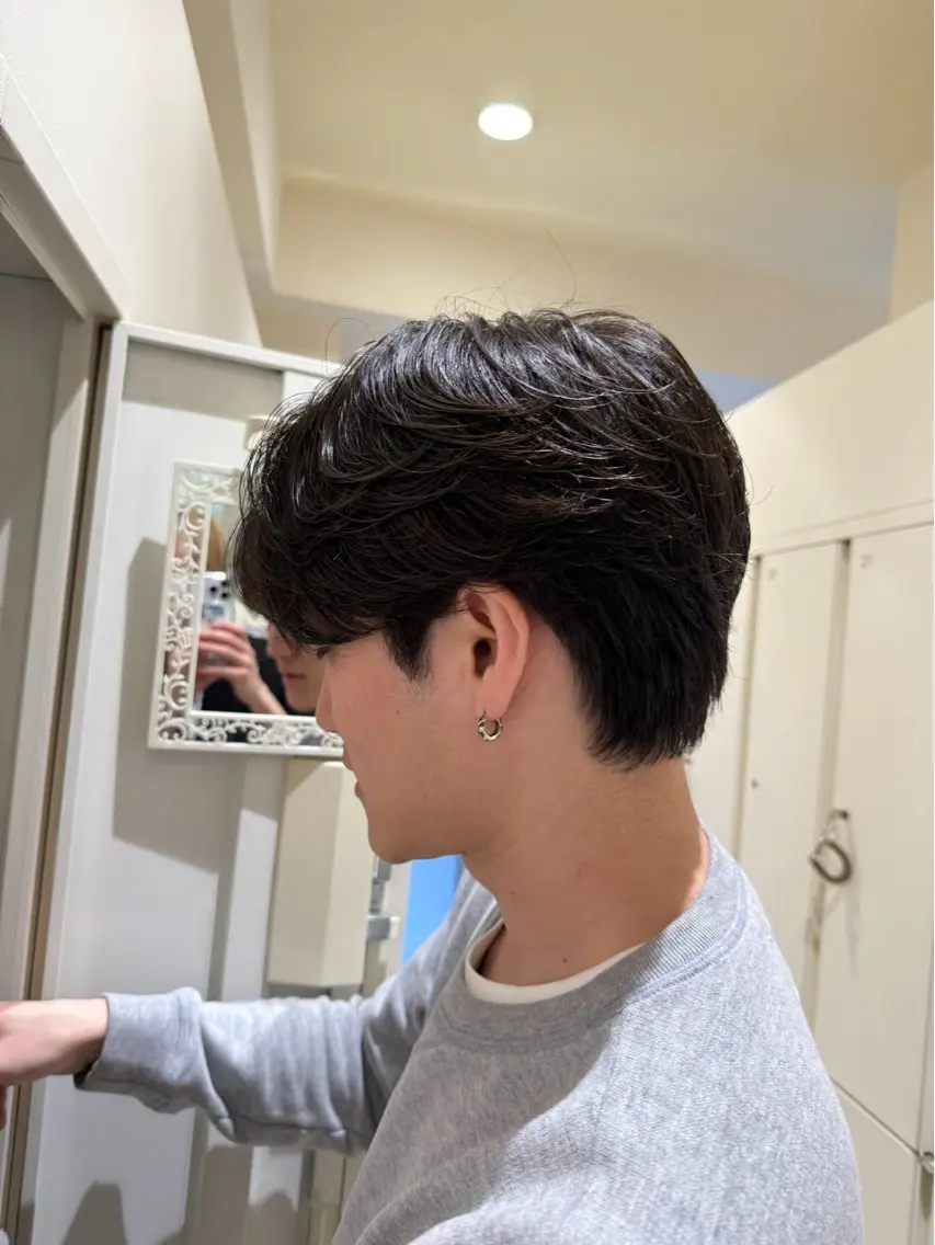 【人気No.1】ニュアンスパーマ+オージュアトリートメント※カット🙅🏻♂️パーマのみの写真