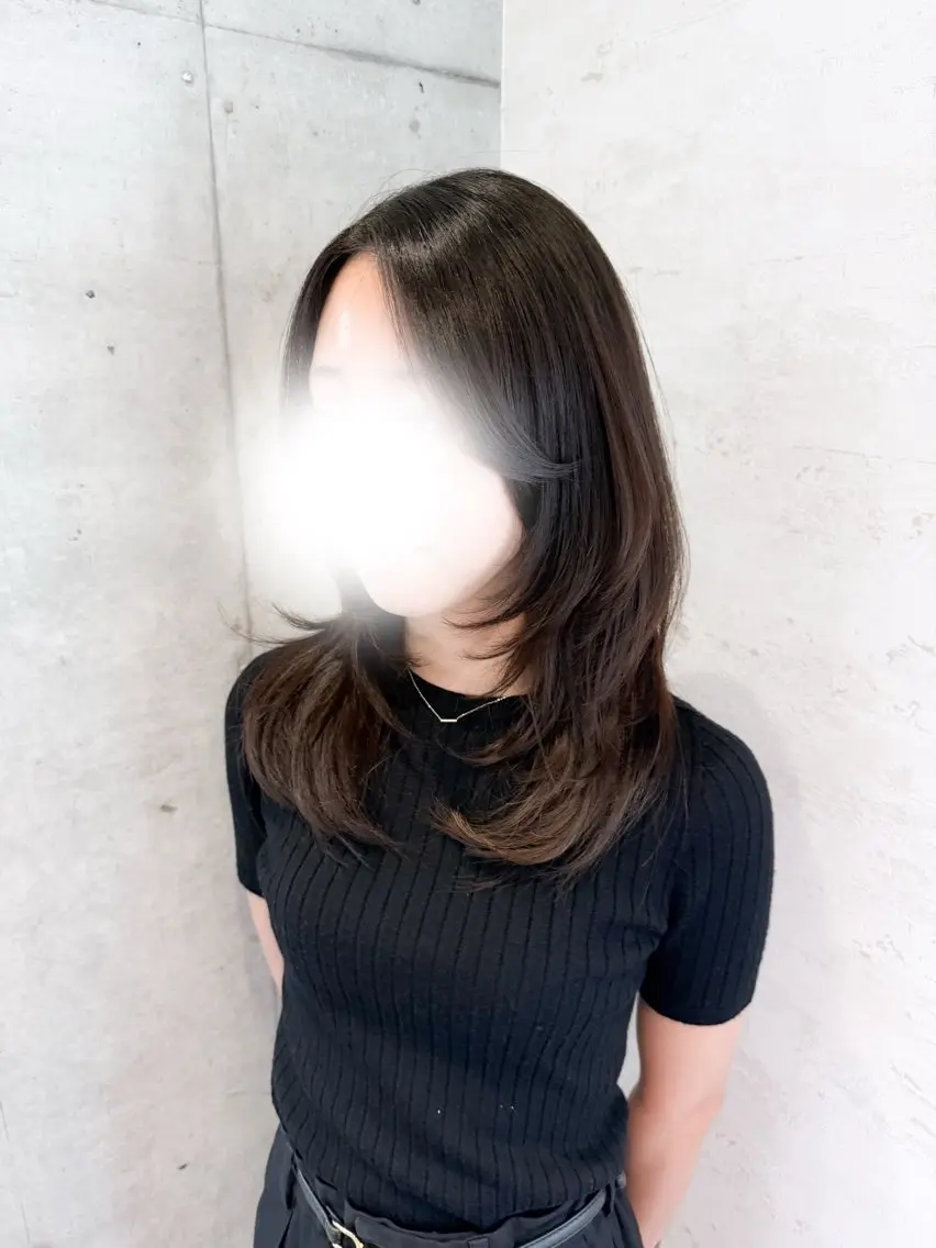 セミロング カット 🎀ヘアセット/艶髪 /はやしほのか🎀のヘアスタイル