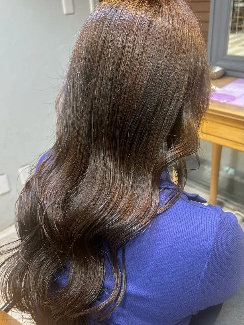 ロング カラー 和田 直也のヘアスタイル