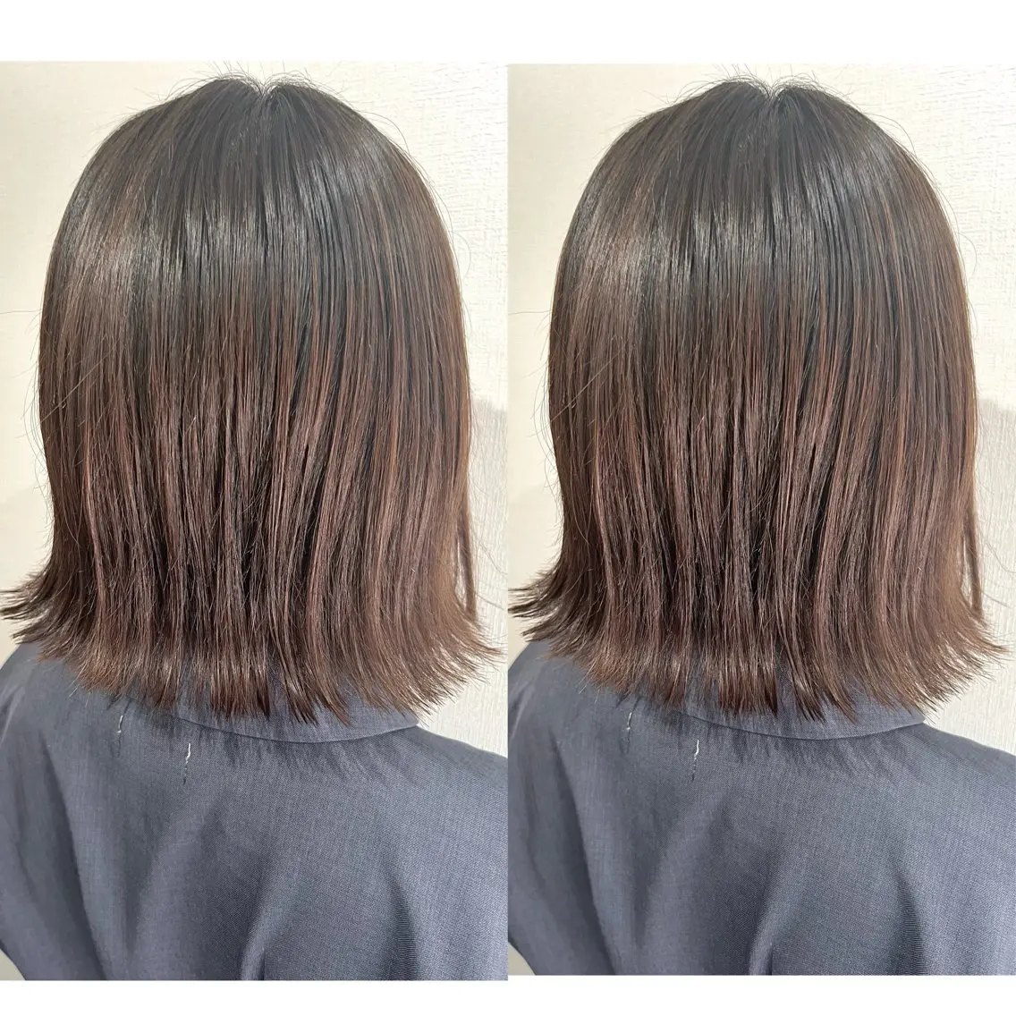 ミディアム 切っぱなし💇‍♀️ イヤリング🎨龍之介のヘアスタイル