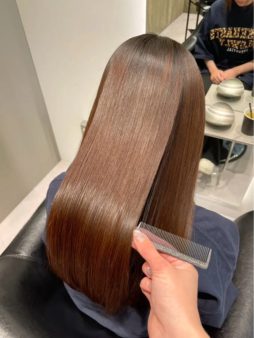 ロング 髪質改善 トリートメント Lino nanaのヘアスタイル