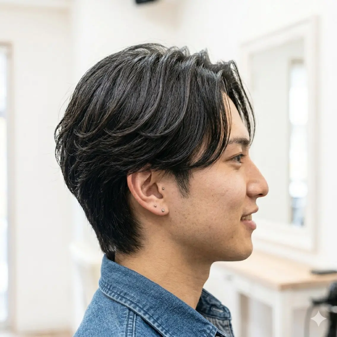 メンズカット+曲がる縮毛矯正✂️の写真