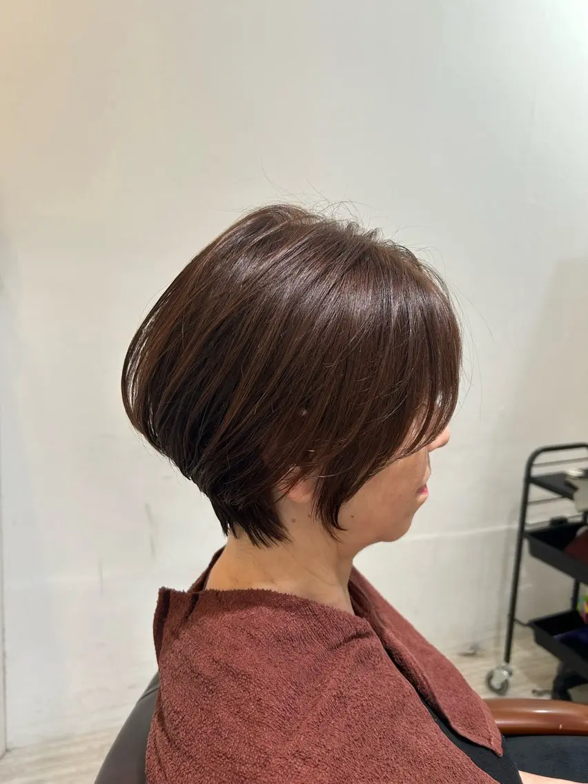 ショート 美髪✨艶髪✨髪質改善 カラー特化❣辻本悠心のヘアスタイル