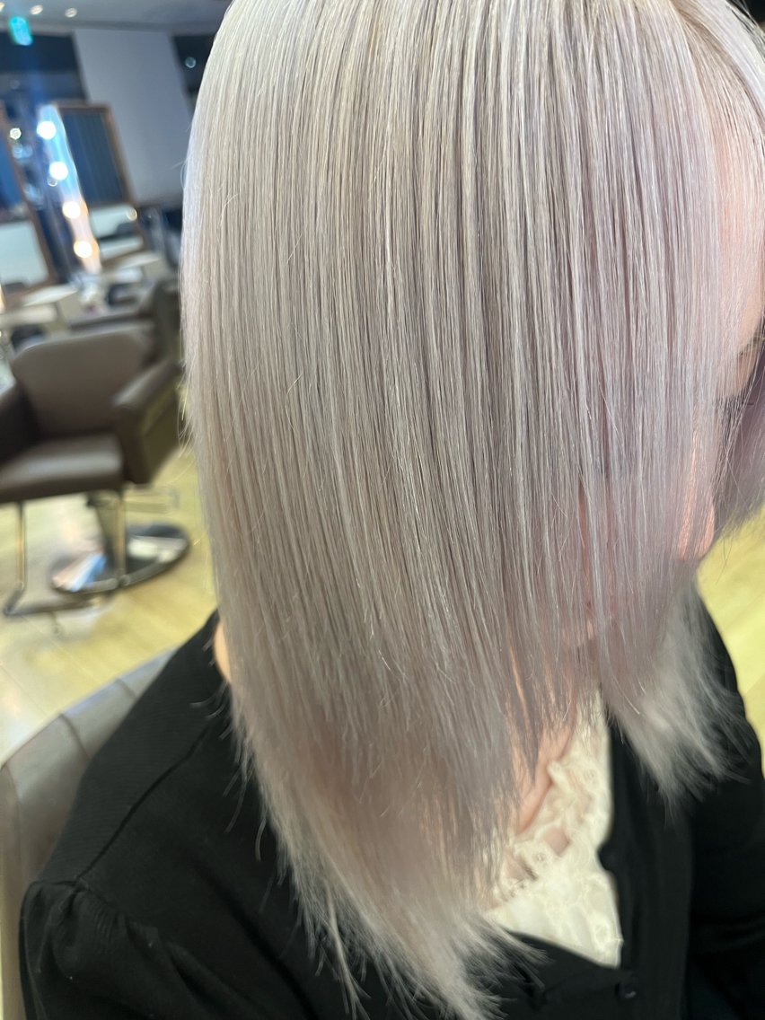 カラー ブリーチ ヘアカラー トリートメント ブリーチカラー募集 合澤のヘアスタイル