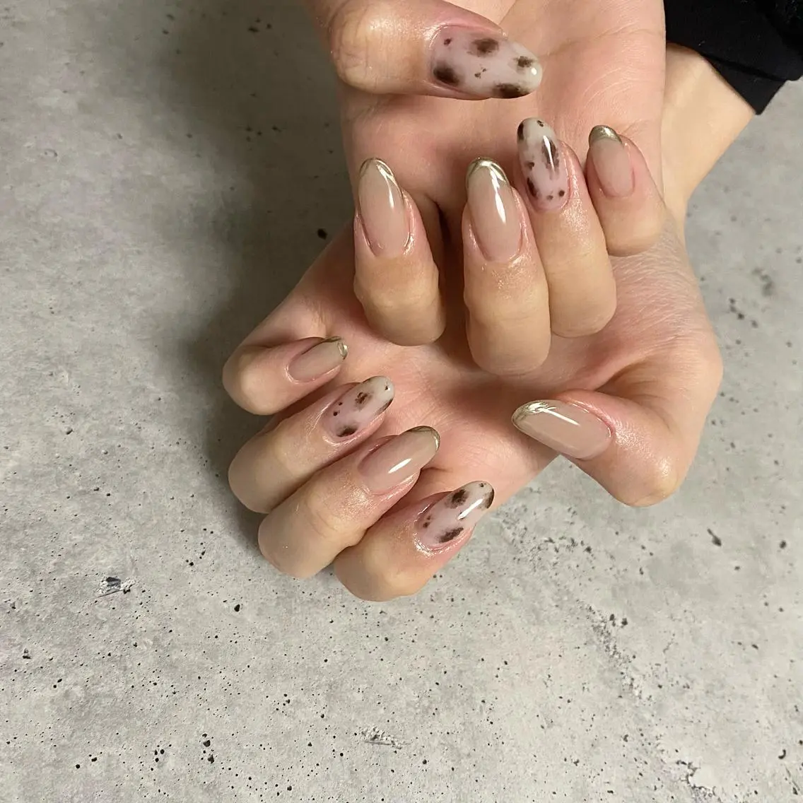 ネイル Ray. /綺麗目ニュアンスのネイルデザイン
