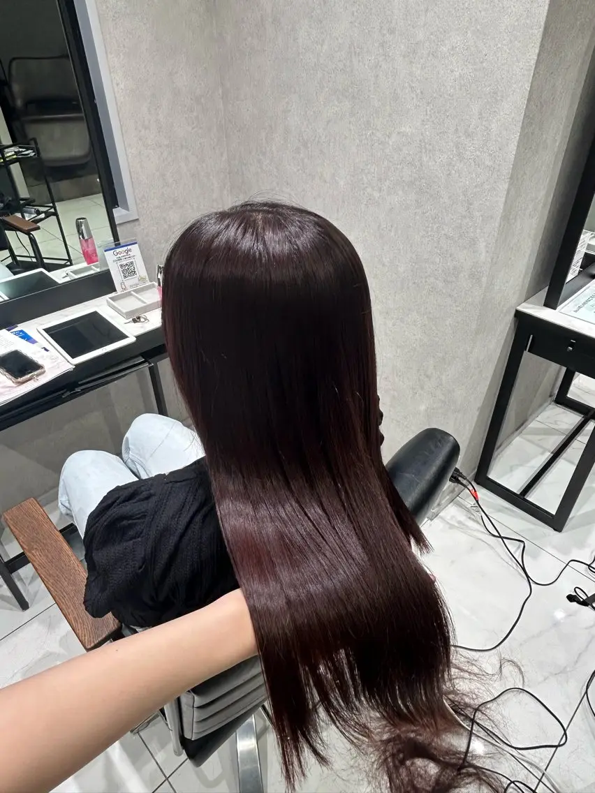 カラー 透明感カラー×顔周り mizuki🫧のヘアスタイル
