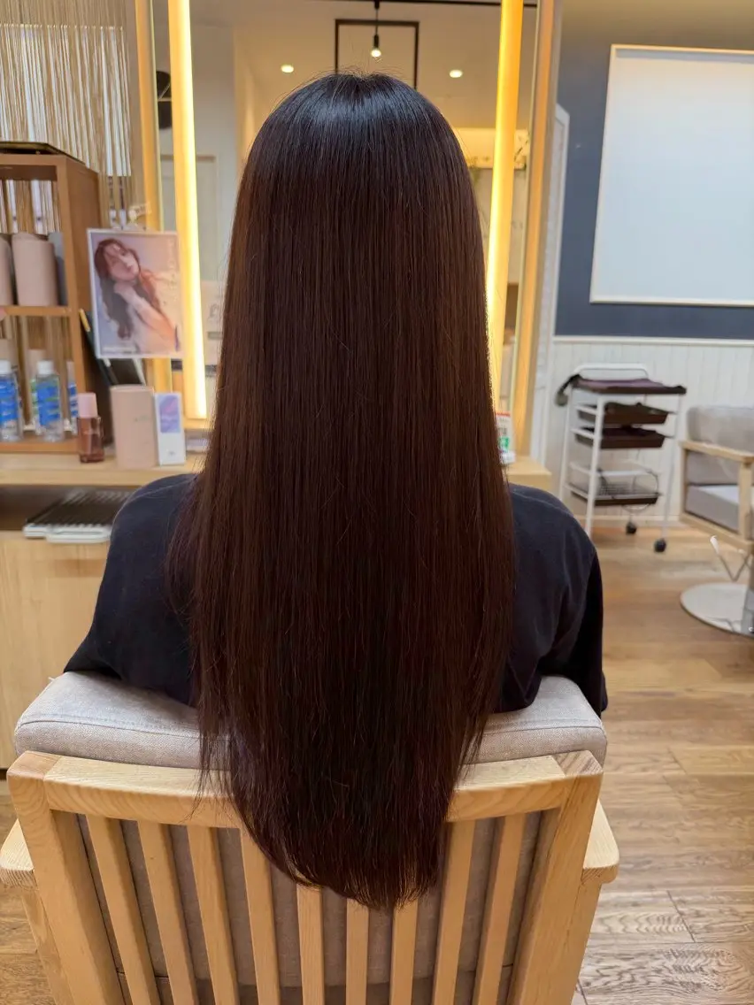 ロング ヘアカラー ナチュラルカラー✨ SHINYAのヘアスタイル