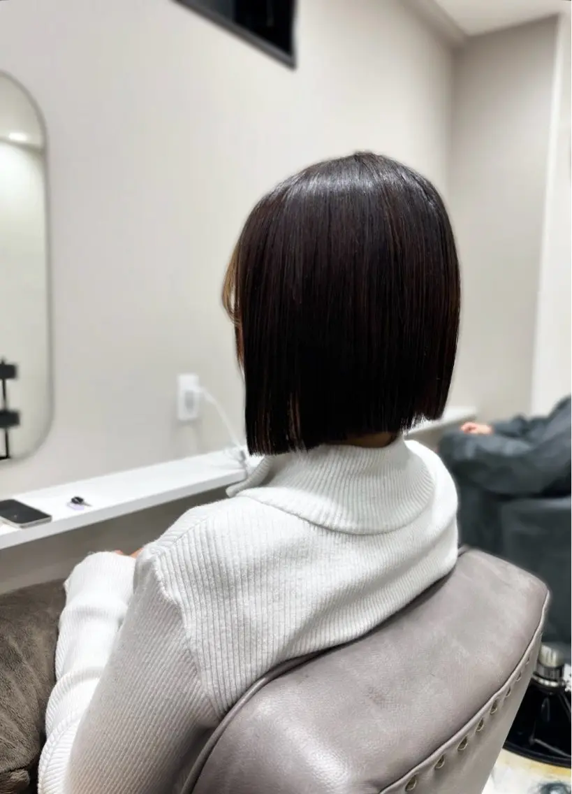 ミディアム ボブ カット 🌿髪質改善/レイヤ ー🌿ひかるんのヘアスタイル