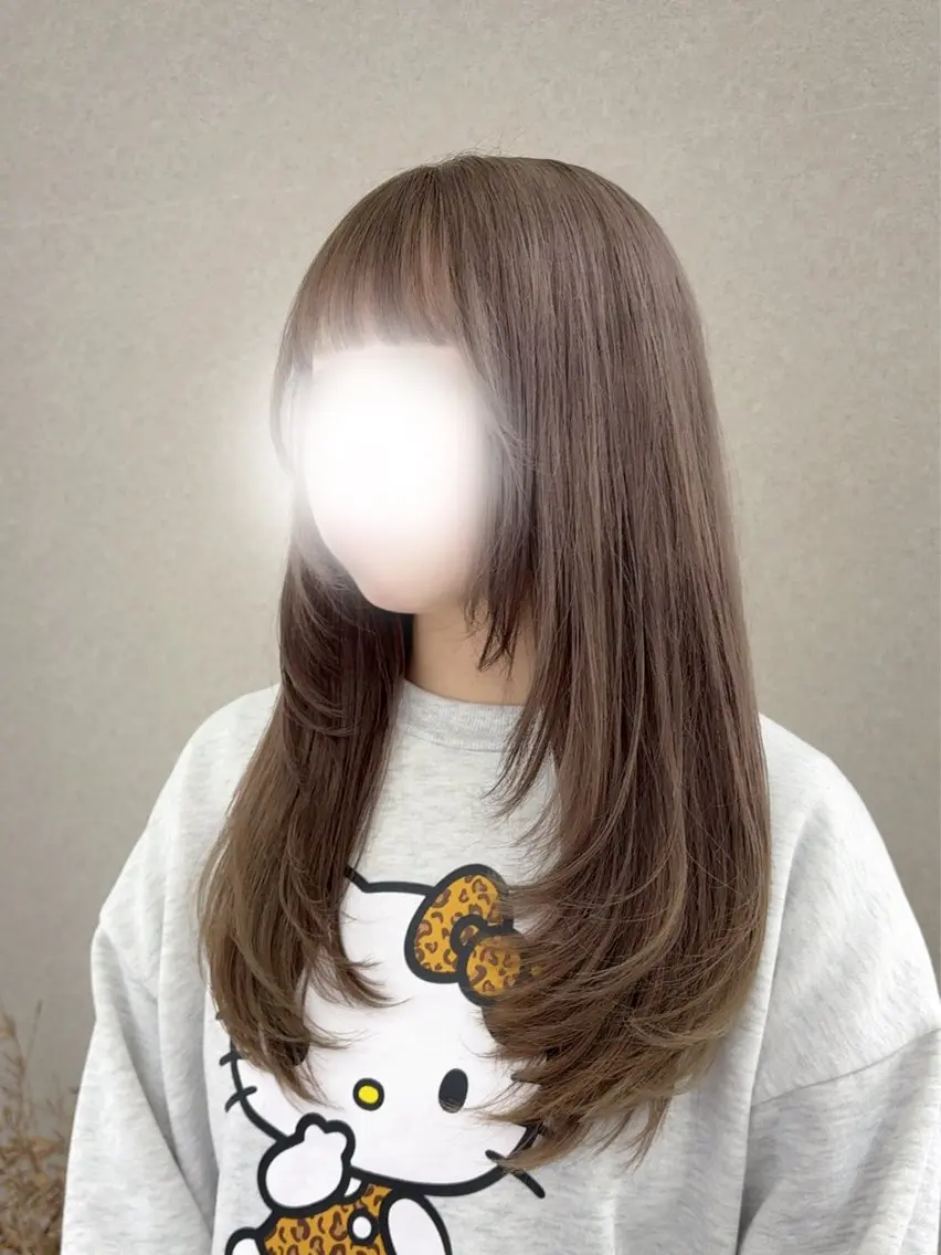 ロング カット ヘアカラー レイヤーカット/ ヘアカラー/RENAのヘアスタイル