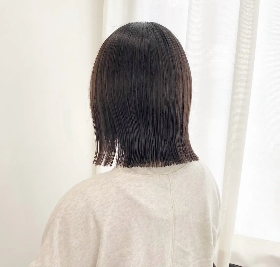カラー ヘアカラー トリートメント ‪ ‪꒰ঌmiu໒꒱ つやつや透明感カラーのヘアスタイル