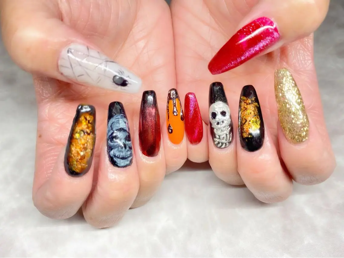 ネイル アートネイル ハロウィン Nail salon MEGUMIのネイルデザイン