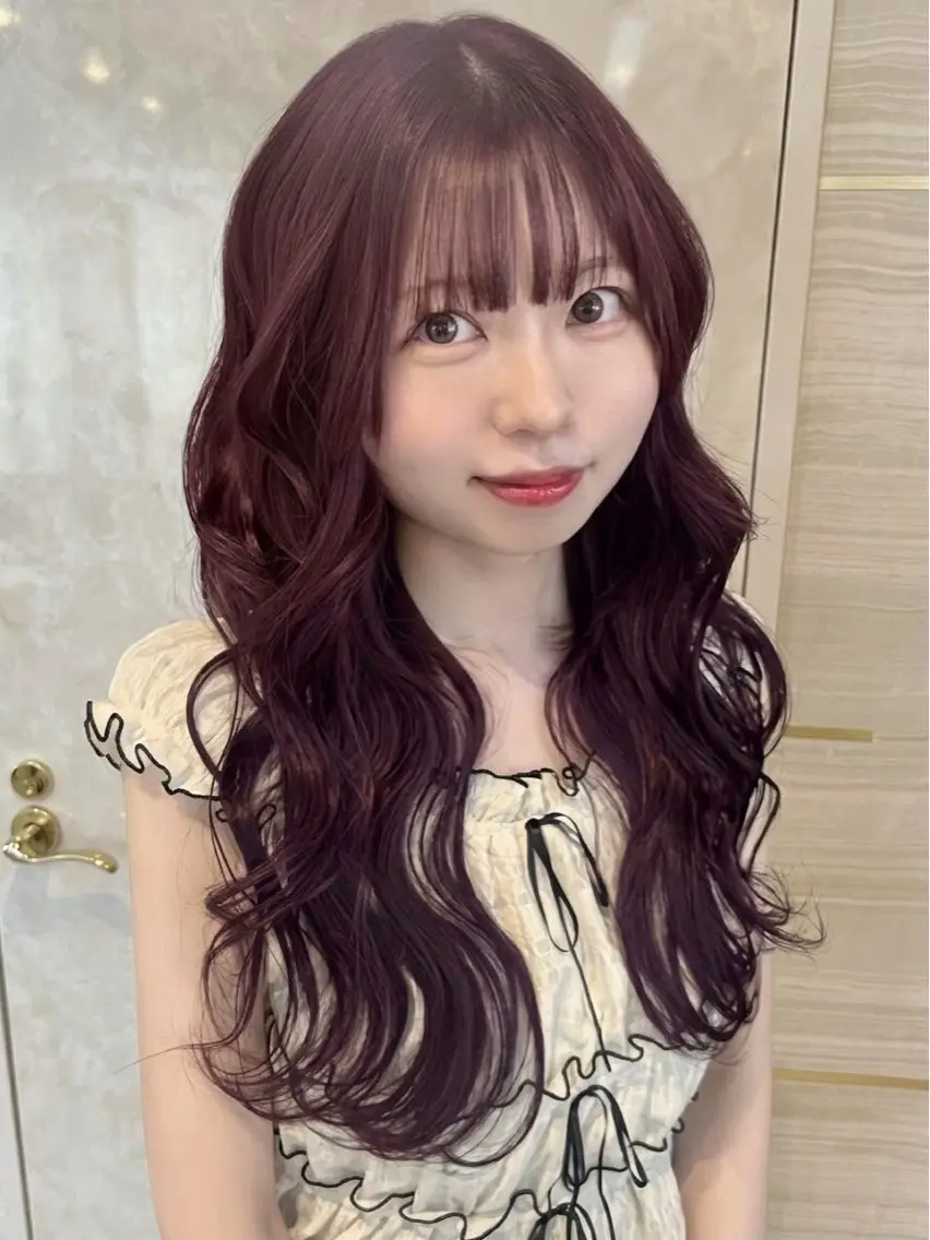 ロング カラー 透明感カラー 似合わせカット ヘアカラー トリートメント 🎀りな🎀透明感 カラー特化大宮のヘアスタイル