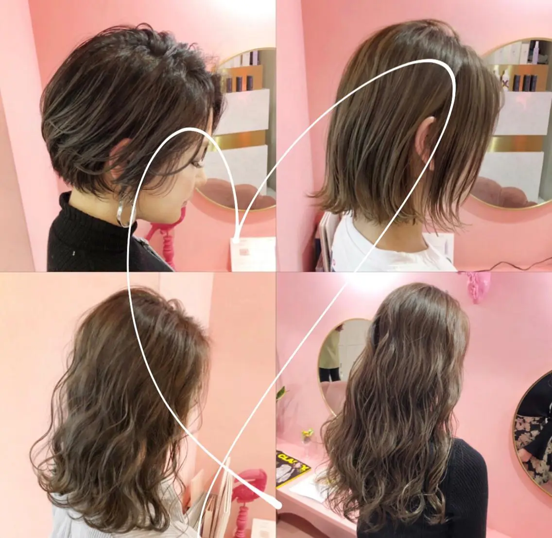 ショート カラー プル艶職人/ にしものヘアスタイル
