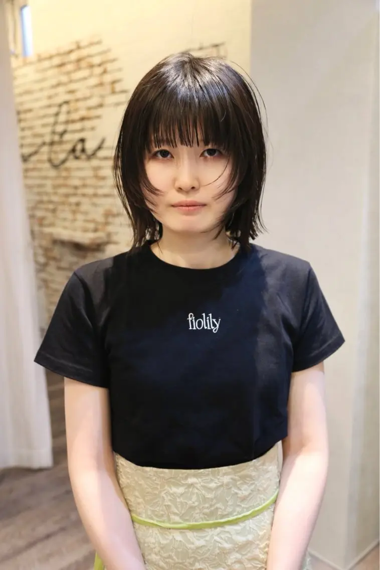 ショート ボブ レイヤーカット カット 似合わせカット/ パーマ/藤田和樹のヘアスタイル