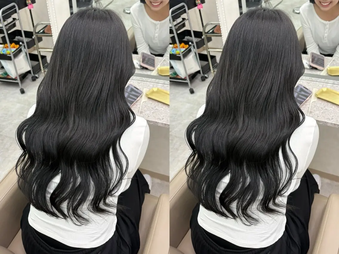 艶感ワンカラー🫧+7stepトリートメント🏵️【Aujua】45%offの写真
