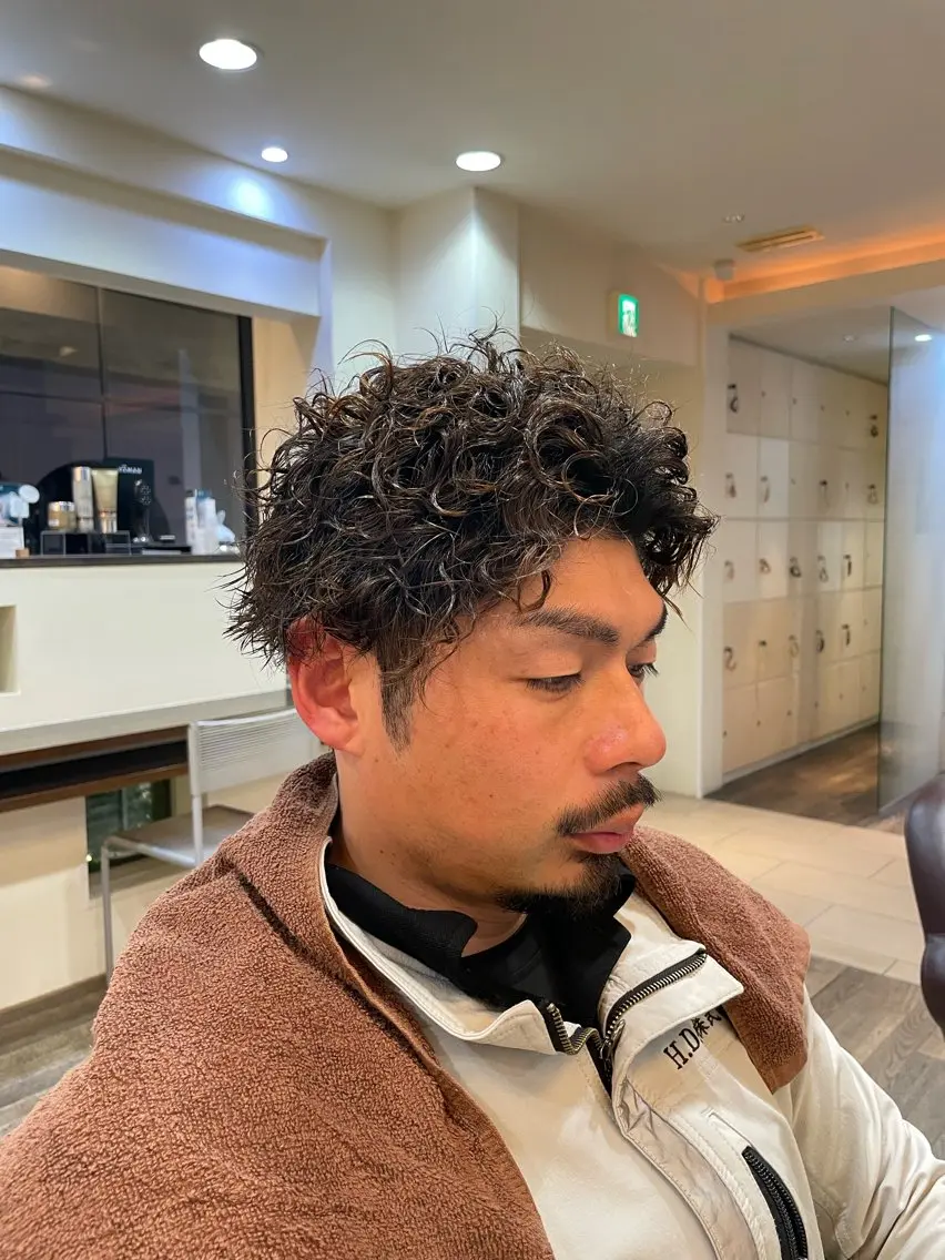 メンズ 小野 心のヘアスタイル