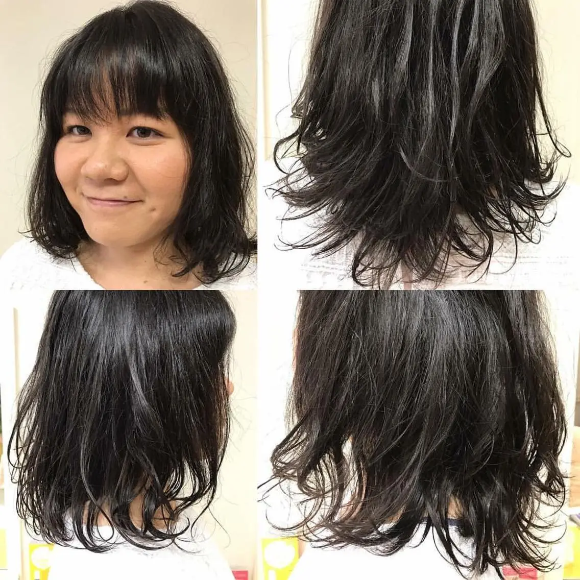 ミディアム ミディアムパーマ くせ毛 カット トリートメント 横田  尚登のヘアスタイル