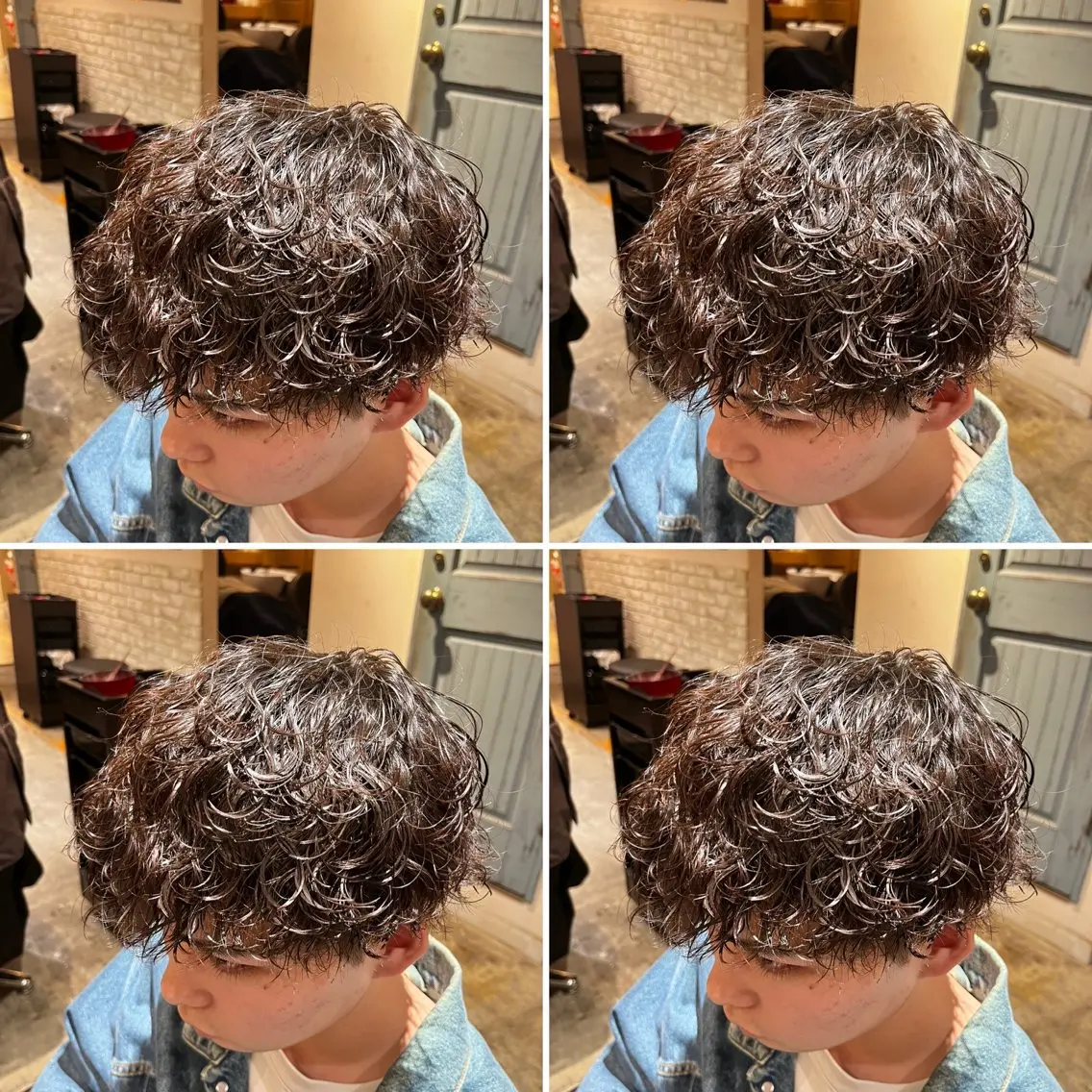 パーマ メンズ カット パーマ トリートメント ヘアセット メンズパーマ特化 店長望月謙二郎のヘアスタイル