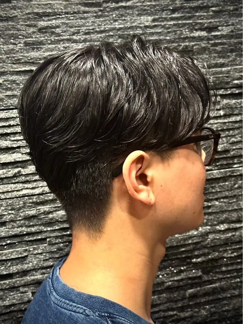 ミディアム メンズ ビジネス 刈り上げ ｰｰ藤村 亮ｰｰのヘアスタイル