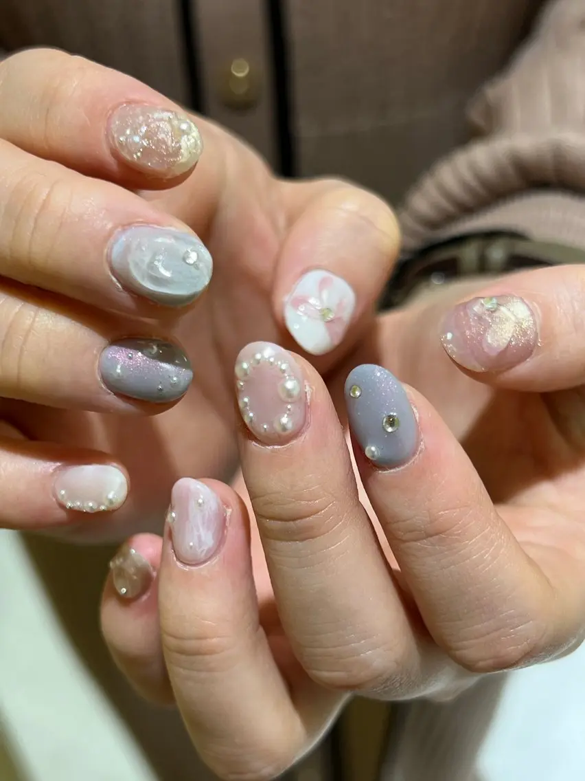 ネイル ハンドネイル yurina nailのネイルデザイン