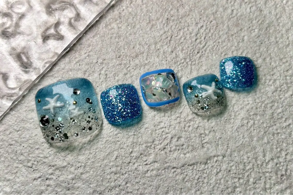ネイル フットネイル nail salon quartettoのネイルデザイン